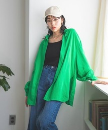 JEANASIS | レーヨンリネン2WAYシャツLS/277085(シャツ/ブラウス)