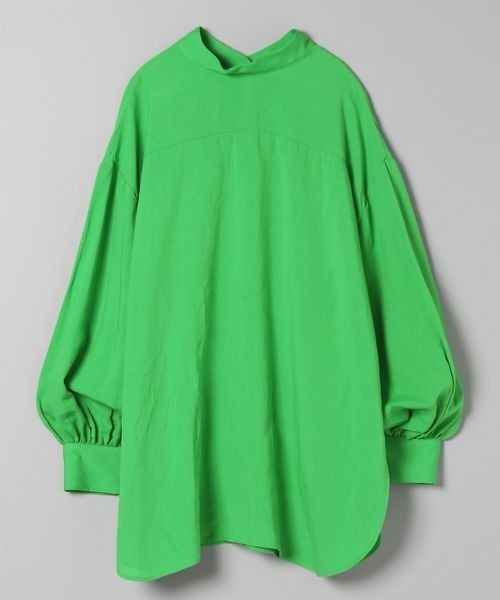 JEANASIS（ジーナシス）の「レーヨンリネン2WAYシャツLS/277085（シャツ/ブラウス・レディース・ホワイト/ブラック/ピンク/グリーン・FREE）」の12枚目の写真