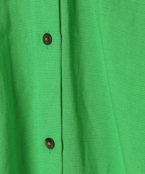 JEANASIS（ジーナシス）の「レーヨンリネン2WAYシャツLS/277085（シャツ/ブラウス・レディース・ホワイト/ブラック/ピンク/グリーン・FREE）」の22枚目の写真