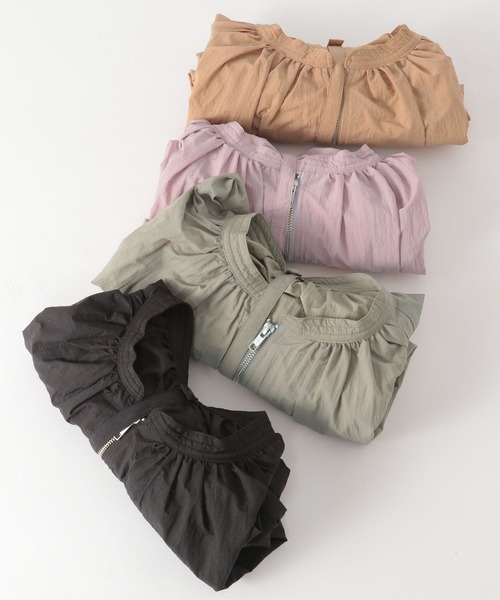 studio CLIP（スタディオクリップ）の「ポケッタブルショートブルゾン（ブルゾン・レディース・ブラック/ベージュ/カーキ/ラベンダー・MEDIUM/LARGE）」の21枚目の写真