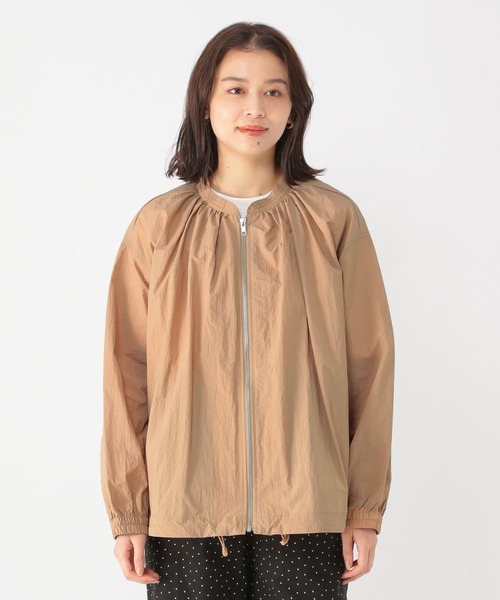 studio CLIP（スタディオクリップ）の「ポケッタブルショートブルゾン（ブルゾン・レディース・ブラック/ベージュ/カーキ/ラベンダー・MEDIUM/LARGE）」の12枚目の写真