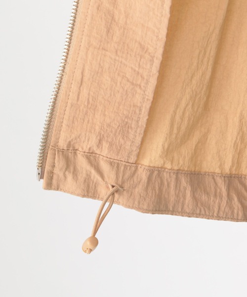 studio CLIP（スタディオクリップ）の「ポケッタブルショートブルゾン（ブルゾン・レディース・ブラック/ベージュ/カーキ/ラベンダー・MEDIUM/LARGE）」の6枚目の写真