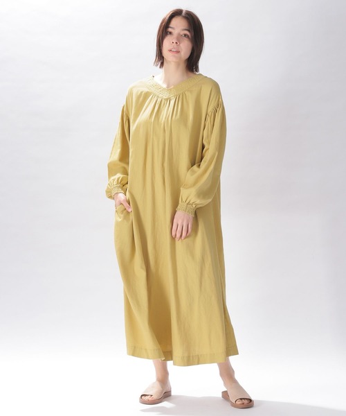 【NEW限定品】 niko and（ニコアンド）の「リネン混2WAYサックワンピース ワンピース