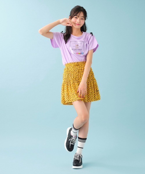 by LOVEiT（バイラビット）の「袖スリットラビコTシャツ（Tシャツ/カットソー・キッズ・ラベンダー/チャコール/エメラルド/イエロー・120cm/160cm/140cm/150cm/130cm）」の13枚目の写真