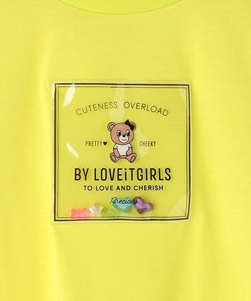 by LOVEiT（バイラビット）の「袖スリットラビコTシャツ（Tシャツ/カットソー・キッズ・ラベンダー/チャコール/エメラルド/イエロー・120cm/160cm/140cm/150cm/130cm）」の7枚目の写真