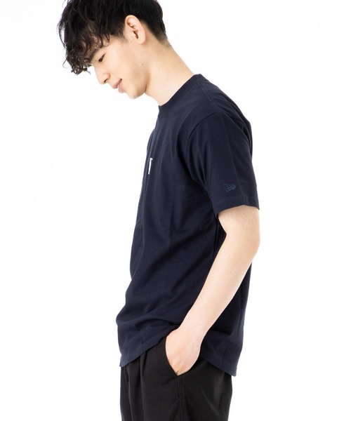 NEW ERA(ニューエラ)の「ニューエラ Tシャツ フラッグロゴ ミニ(Tシャツ/カットソー・メンズ・グレー/グレー系その他/ホワイト/ロイヤルブルー/ベージュ系その他/ネイビー/モスグリーン/ダークグリーン/ブラック/オリーブ/ベージュ/ホワイト系その他/ベージュ系その他2/ネイビー系1/ピンク/オフホワイト/グリーン系その他/ブラック系その他・M/L/XXL/S/XL)」の20枚目の写真