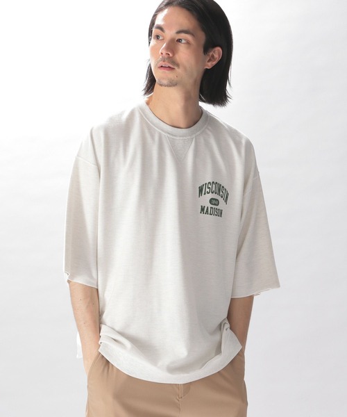 niko and...(ニコアンド)の「ロゴプリントスウェットTシャツ(Tシャツ/カットソー・メンズ・グリーン/グレー/ネイビー・LARGE/MEDIUM)」の20枚目の写真