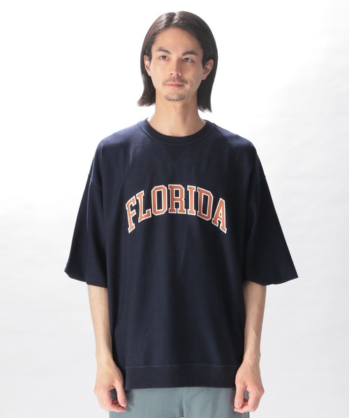 niko and...(ニコアンド)の「ロゴプリントスウェットTシャツ(Tシャツ/カットソー・メンズ・グリーン/グレー/ネイビー・LARGE/MEDIUM)」の15枚目の写真