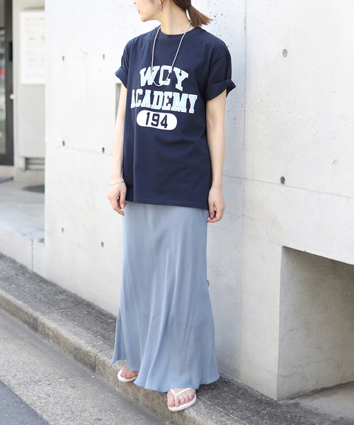 SLOBE IENA（スローブイエナ）の「【Champion / チャンピオン】SLOBE別注ロゴTシャツ（Tシャツ/カットソー・レディース・ブラウン/ホワイト/ネイビー/パープル/オレンジ/グリーン系その他/ブルー/グレー/ピンク・FREE）」の20枚目の写真