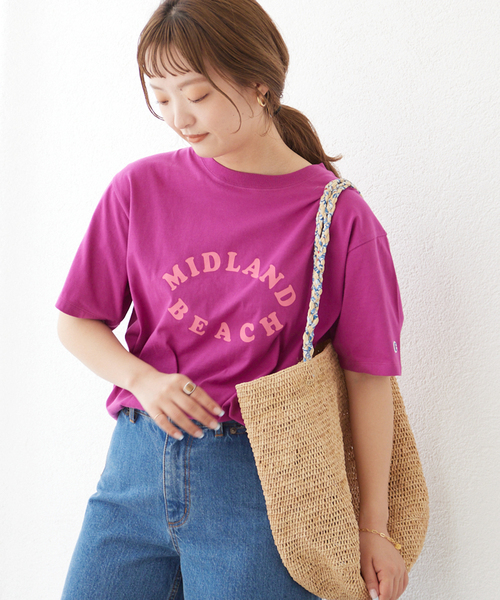 SLOBE IENA - ☆ SLOBE IENA Champion Tシャツ☆ Champion / チャンピオン】SLOBE別注ロゴTシャツ（Tシャツ