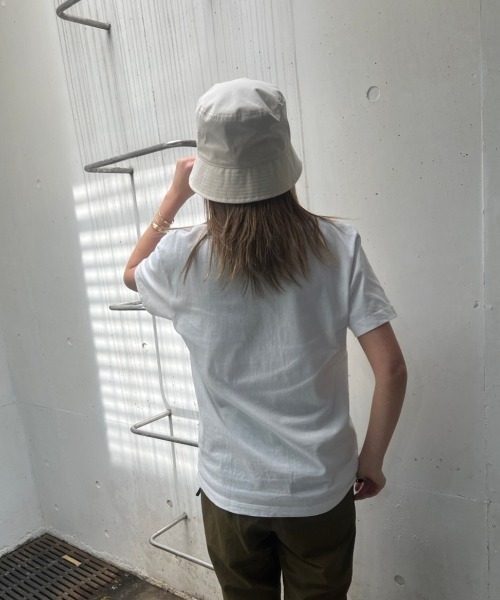 COLOR TOKYO ACCESSORIES(カラートウキョウアクセサリー)の「キャンバス地バケットハット(ハット・レディース・Beige/グレー/Black/White・FREE)」の16枚目の写真