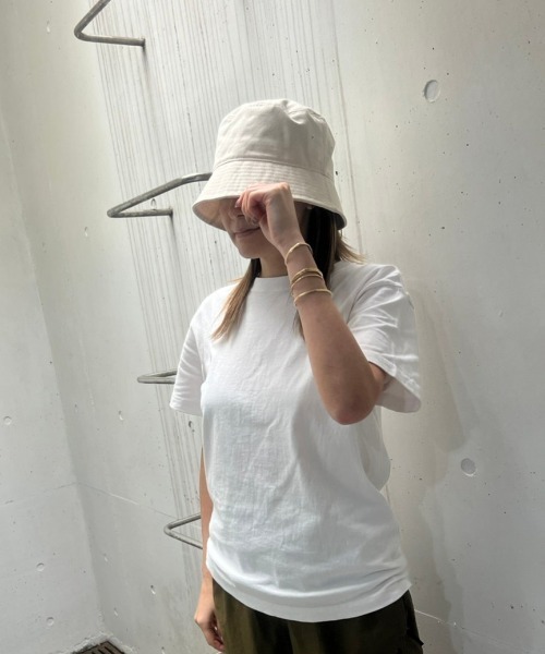 COLOR TOKYO ACCESSORIES(カラートウキョウアクセサリー)の「キャンバス地バケットハット(ハット・レディース・Beige/グレー/Black/White・FREE)」の20枚目の写真