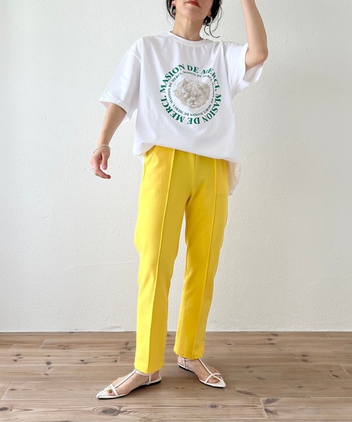wee9s(ウィークス)の「puppy tee / プッピーティーシャツ(Tシャツ/カットソー・レディース・グレー/アイボリー/ホワイト系その他・FREE)」の7枚目の写真