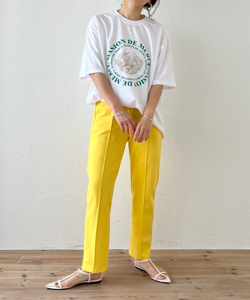 wee9s(ウィークス)の「puppy tee / プッピーティーシャツ(Tシャツ/カットソー・レディース・グレー/アイボリー/ホワイト系その他・FREE)」の8枚目の写真