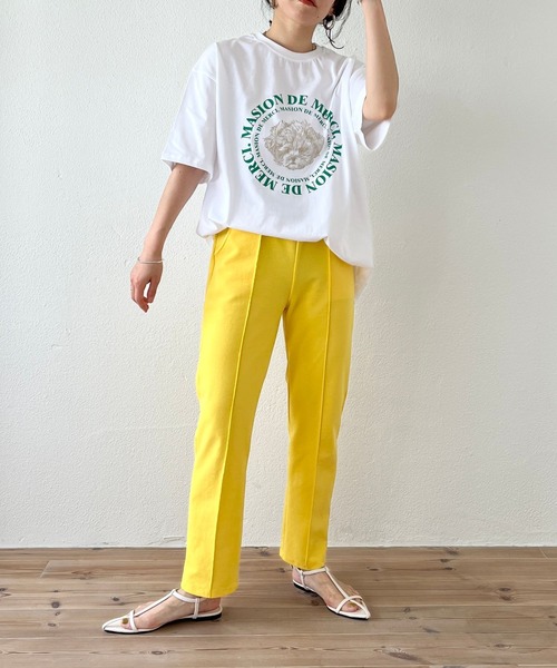 wee9s(ウィークス)の「puppy tee / プッピーティーシャツ(Tシャツ/カットソー・レディース・グレー/アイボリー/ホワイト系その他・FREE)」の9枚目の写真