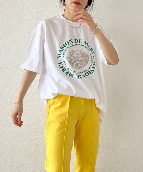 wee9s(ウィークス)の「puppy tee / プッピーティーシャツ(Tシャツ/カットソー・レディース・グレー/アイボリー/ホワイト系その他・FREE)」の10枚目の写真