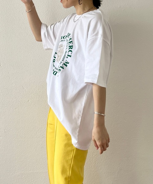wee9s(ウィークス)の「puppy tee / プッピーティーシャツ(Tシャツ/カットソー・レディース・グレー/アイボリー/ホワイト系その他・FREE)」の12枚目の写真