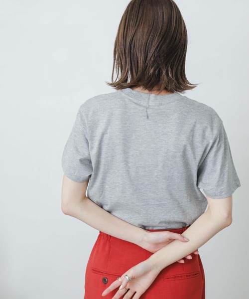 SENSE OF PLACE by URBAN RESEARCH(センスオブプレイスバイアーバンリサーチ)の「アソートロゴTシャツ(半袖)(Tシャツ/カットソー・レディース・グレー/ピンク/オフホワイト・ONE)」の10枚目の写真