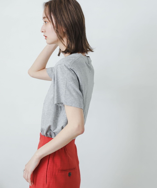 SENSE OF PLACE by URBAN RESEARCH(センスオブプレイスバイアーバンリサーチ)の「アソートロゴTシャツ(半袖)(Tシャツ/カットソー・レディース・グレー/ピンク/オフホワイト・ONE)」の11枚目の写真