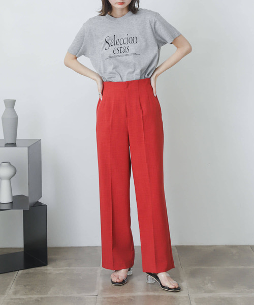 SENSE OF PLACE by URBAN RESEARCH(センスオブプレイスバイアーバンリサーチ)の「アソートロゴTシャツ(半袖)(Tシャツ/カットソー・レディース・グレー/ピンク/オフホワイト・ONE)」の12枚目の写真