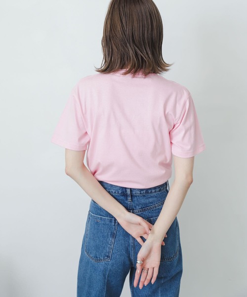 SENSE OF PLACE by URBAN RESEARCH(センスオブプレイスバイアーバンリサーチ)の「アソートロゴTシャツ(半袖)(Tシャツ/カットソー・レディース・グレー/ピンク/オフホワイト・ONE)」の16枚目の写真