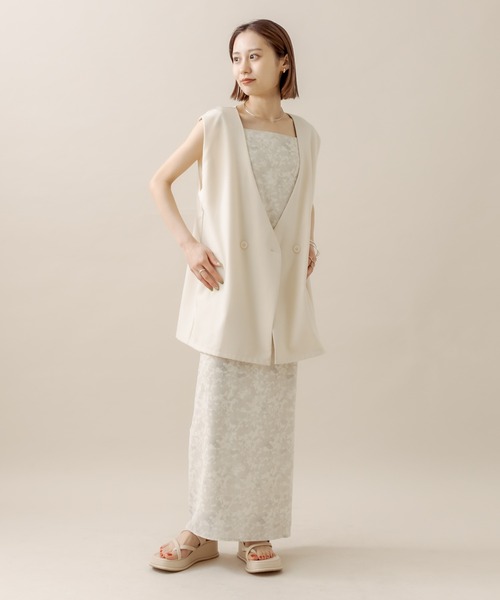 Mline 花柄キャミワンピース ワンピース Mline エムライン のファッション通販 Zozotown