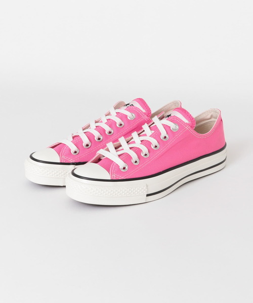 CONVERSE ALL STAR（コンバースオールスター）の「CONVERSE　CANVAS ALL STAR J OX（スニーカー・レディース・ピンク・24/24.5/23.5）」の2枚目の写真