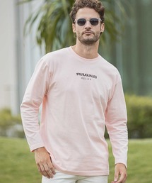 1PIU1UGUALE3  RELAX （ウノピゥウノウグァーレトレ リラックス）の「【WEB・直営店限定】1PIU1UGUALE3 RELAX(ウノピゥウノウグァーレトレ リラックス)フロントロゴ ベーシックシルエット 長袖Tシャツ クルーネック カットソー（Tシャツ/カットソー）」