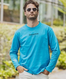 【WEB・直営店限定】1PIU1UGUALE3 RELAX(ウノピゥウノウグァーレトレ リラックス)フロントロゴ ベーシックシルエット 長袖Tシャツ クルーネック カットソー