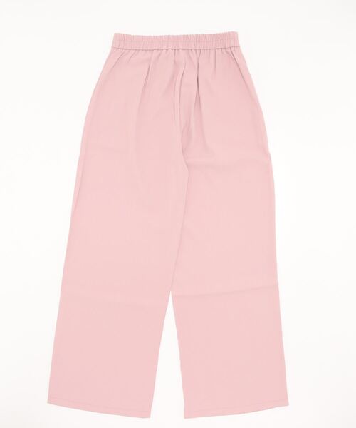 leune（ルネ）の「【leune】ドローコードワイドレッグパンツ（その他パンツ・レディース・ブラック/ピンク/グリーン・LARGE）」の4枚目の写真