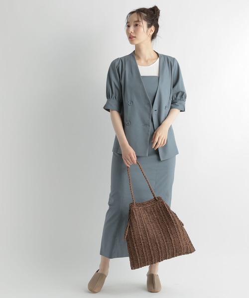 Andemiu(アンデミュウ)の「ペーパーキンチャクBAG123011(ショルダーバッグ・レディース・ブラウン/ベージュ/グレー系その他/パープル系その他・FREE)」の17枚目の写真