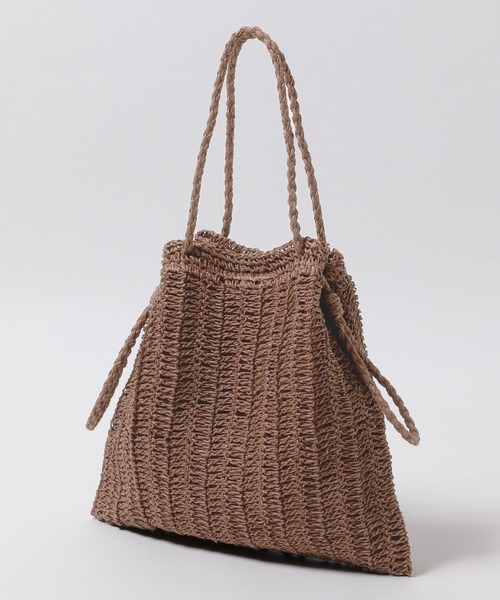 Andemiu(アンデミュウ)の「ペーパーキンチャクBAG123011(ショルダーバッグ・レディース・ブラウン/ベージュ/グレー系その他/パープル系その他・FREE)」の5枚目の写真