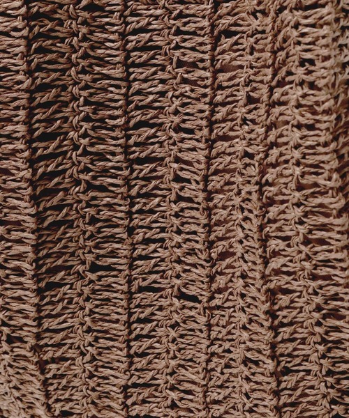 Andemiu(アンデミュウ)の「ペーパーキンチャクBAG123011(ショルダーバッグ・レディース・ブラウン/ベージュ/グレー系その他/パープル系その他・FREE)」の6枚目の写真