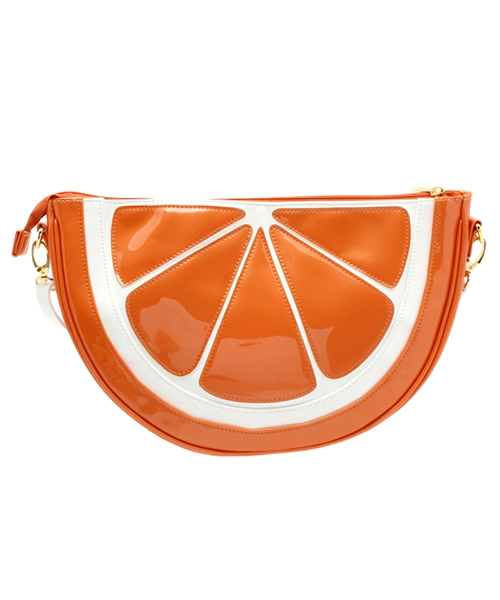 WEGO（ウィゴー）の「WEGO/フルーツ型ショルダーバッグ（ショルダーバッグ・レディース・イエロー/オレンジ・FREE）」の5枚目の写真