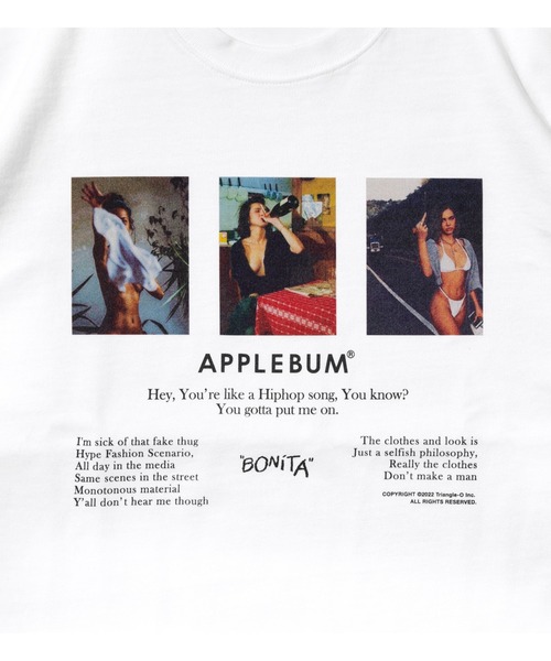 APPLEBUM（アップルバム）の「"Girls,Girls,Girls" T-shirt（Tシャツ/カットソー・メンズ・ブラック/ホワイト・LARGE/X-LARGE/MEDIUM/XX-LARGE）」の14枚目の写真