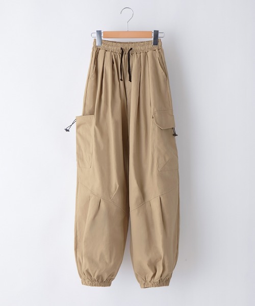 Anchor Smith(アンカー スミス)の「バルーンシルエットサイドポケットタックワイドカーゴパンツ(カーゴパンツ・メンズ・カーキ/ブラック/ベージュ・XL/M/L)」の17枚目の写真