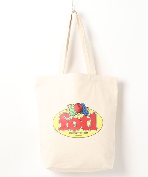 FRUIT OF THE LOOM(フルーツオブザルーム)の「【FRUIT OF THE LOOM】FFGS SOUVENIR TOTE BAG/トートバッグ(トートバッグ・メンズ・A/B/C/D/E/F/G/H/I・FREE)」の1枚目の写真