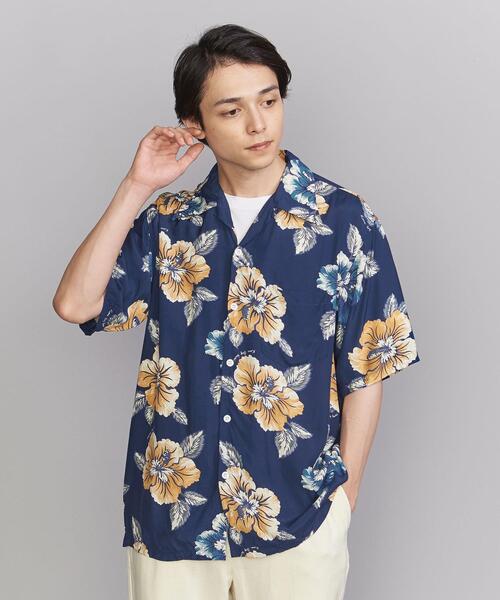 KONABAY HAWAII（コナベイハワイ）の「【別注】 ＜KONABAY HAWAII＞ BIG WEDNESDAY/アロハシャツ（シャツ/ブラウス・メンズ・ブラック/ネイビー/その他1・S/M/L）」の2枚目の写真