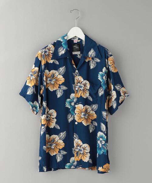 【mtdyic】ビューティーアンドユース別注 コナベイハワイ アロハシャツ 別注】＜KONABAY HAWAII＞ PINE シャツ（シャツ/ブラウス