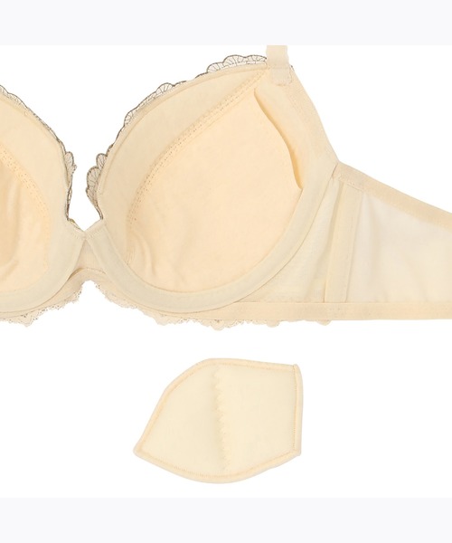 AMOSTYLE BY Triumph（アモスタイルバイトリンプ）の「3/4カップブラ ブラ&ショーツセット（フラワーアレンジメント）【B,C,Dカップ】AMST266 WHU + Mini JX（ブラ&ショーツ・レディース・グレー/イエロー/テラコッタ・B65/B70/C70/D70/B75/C65/C75/D65/D75）」の9枚目の写真