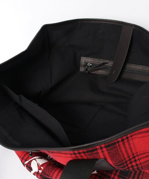 HYSTERIC GLAMOUR（ヒステリックグラマー）の「CIRCLED LOGO トートバッグ（トートバッグ・メンズ・チャコールグレー/レッド系その他/グリーン系その他・FREE）」の22枚目の写真