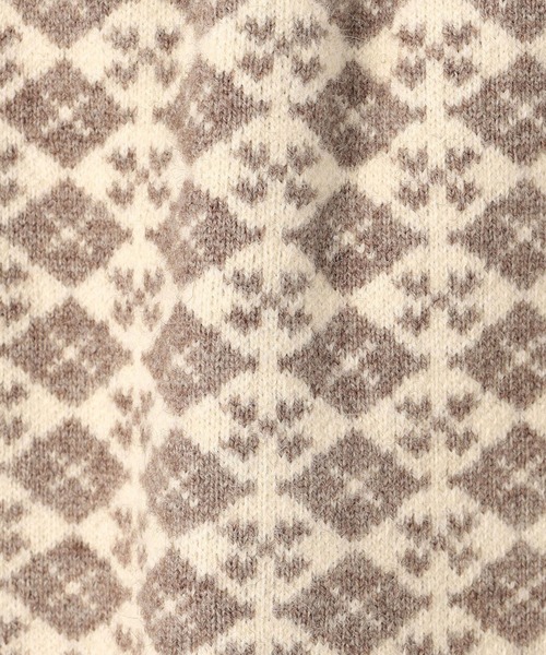 179/WG（イチナナキュウダブルジー）の「ダブルジャカードスカート（スカート・レディース・グリーン/ベージュ/オレンジ・FREE）」の12枚目の写真