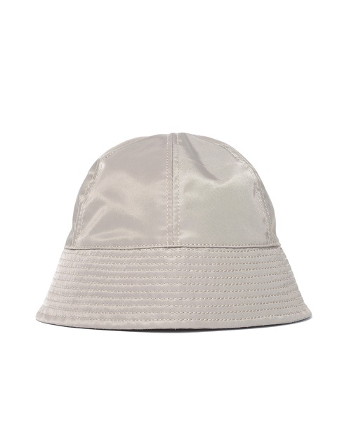 SUPERTHANKS（スーパーサンクス）の「無地＆ベーシック ナイロンソリッドバケットハット/6 PANNEL METRO HAT（ハット・メンズ・ブルー/グレイッシュベージュ・ONE SIZE）」の5枚目の写真