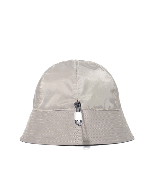 SUPERTHANKS（スーパーサンクス）の「無地＆ベーシック ナイロンソリッドバケットハット/6 PANNEL METRO HAT（ハット・メンズ・ブルー/グレイッシュベージュ・ONE SIZE）」の11枚目の写真