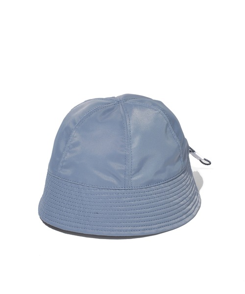 SUPERTHANKS（スーパーサンクス）の「無地＆ベーシック ナイロンソリッドバケットハット/6 PANNEL METRO HAT（ハット・メンズ・ブルー/グレイッシュベージュ・ONE SIZE）」の16枚目の写真