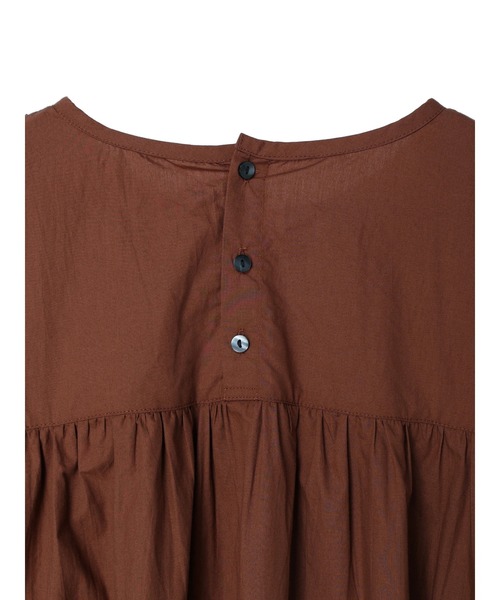 CRAFT STANDARD BOUTIQUE(クラフトスタンダードブティック)の「シャーリングチュニック *◆(Tシャツ/カットソー・レディース・チャコールグレー/オフホワイト/ブラウン・FREE)」の18枚目の写真