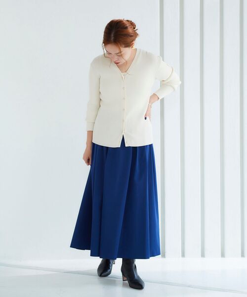 le.coeur blanc(ルクールブラン)の「リバーシブルタフタギャザースカート(スカート・レディース・ピンク系その他/カーキオリーブ/ブルー・36/38)」の19枚目の写真