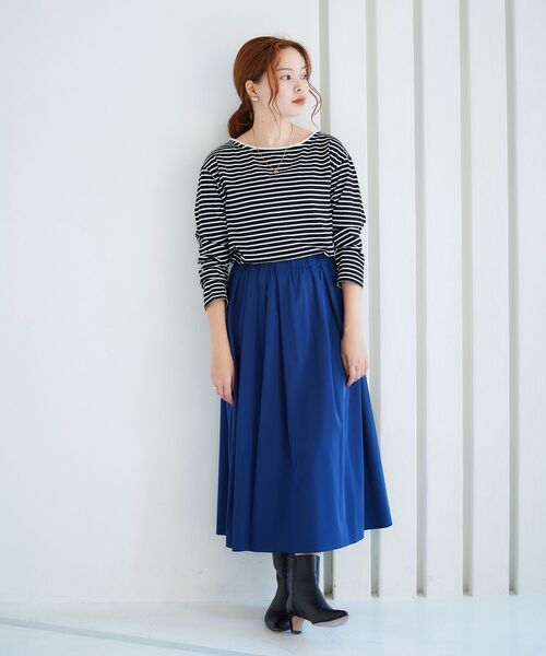 le.coeur blanc(ルクールブラン)の「リバーシブルタフタギャザースカート(スカート・レディース・ピンク系その他/カーキオリーブ/ブルー・36/38)」の22枚目の写真