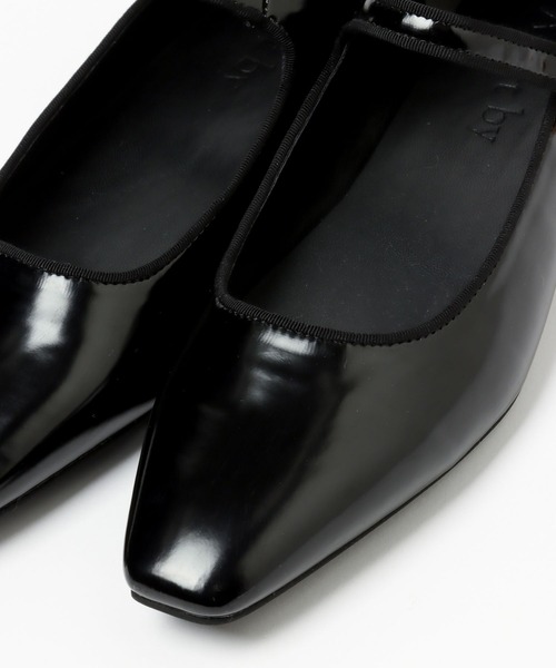 A part by(アパートバイ)の「【消臭・抗菌防臭加工】メリージェーンフラットシューズ 124927(バレエシューズ・レディース・ブラック/カーキ・MEDIUM/LARGE)」の9枚目の写真