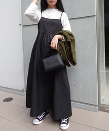 CORNERS | フラワーエンボスキャミワンピース(ワンピース)